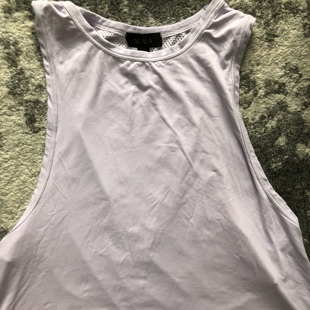 ALALA purple mesh tank